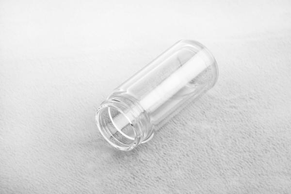 Transparent Borosilicate Double Wall Glass Tea Strainer Infuser OEM