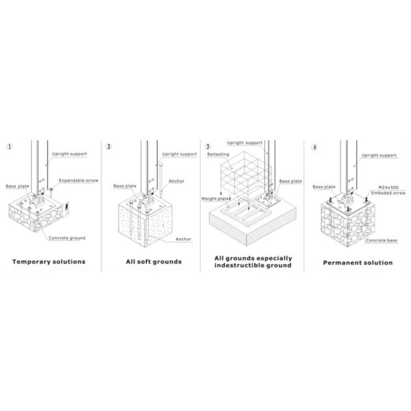 Фабричная цена водонепроницаемая / огнестойкая / самоочищающаяся наружная алюминиевая сплав Маркированная палатка для вечеринки