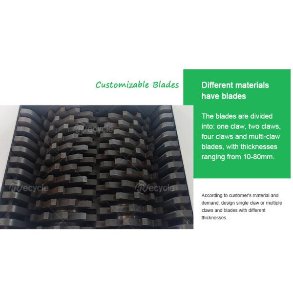 Double Shaft Shredder for Shredding Mini Scrap Plastic Metal Crusher Crushing Machine