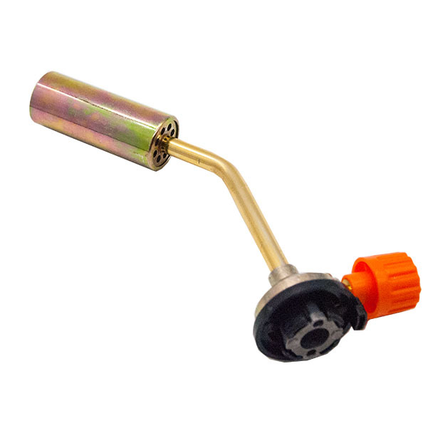 6003 Compact Gas Torch Head Heavy Duty Brass Steel Butane Burner Nozzle For Culinary