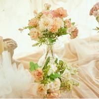 Carnation simulation flower Spring color series Small handle flower Mother's Day fake flower Fresh soft decoration Silk flower Cross border hot selling artificial flower