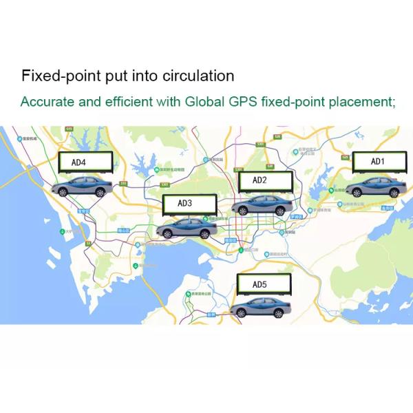 2mm 3mm 4mm Car Taxi Roof Led Display Screen Outdoor Advertising