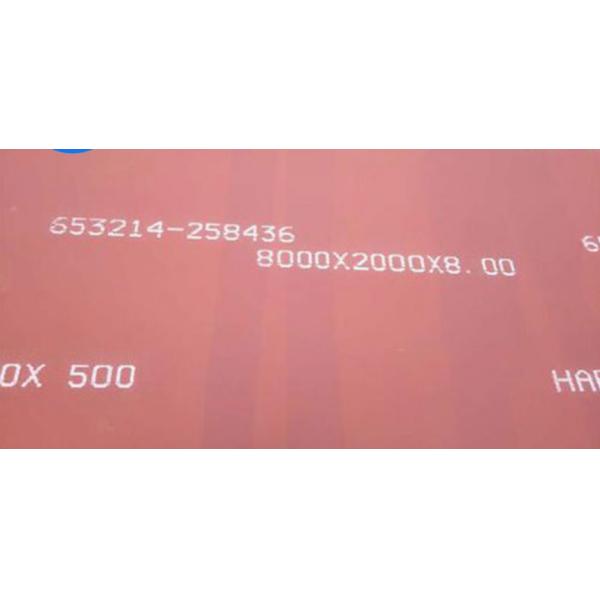 Плита мельницы стальной плиты 2438мм 450 НМ500 устойчивая к истиранию