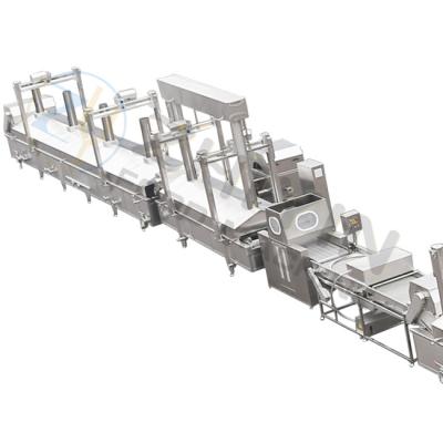 Banana Slice Potato Chips French Fries Production Line 200kg/H