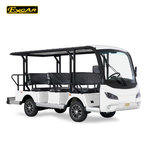 72V 210Ah lithium Battery Powered Electric Tourist Car EXCAR G1S8 White