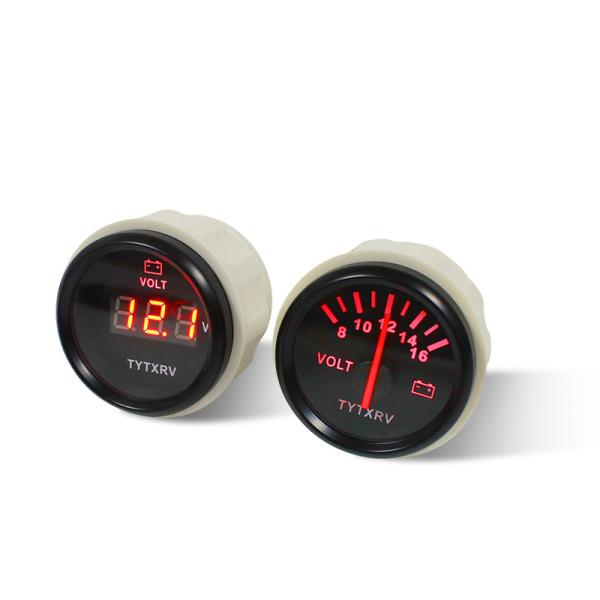 ponteiro automotivo de 52mm 24 calibres do volt para o auto iate do barco do caminhão rv