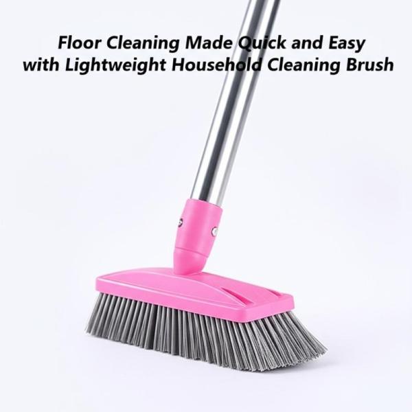 Floor Cleaning Made Quick and Easy with Lightweight Household Cleaning Brush