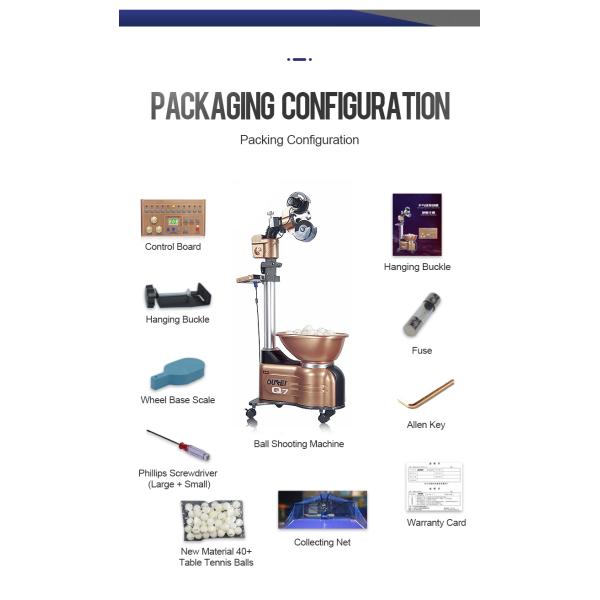 Многофункциональная автоматическая питаясь машина тренировки настольного тенниса
