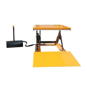 1000 Kg Unique Floor Mounted Scissor Lift Table Electric With External Cabinet 1