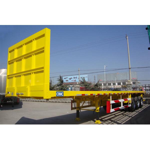 3 FUWA Axle Premium Steel Trailer Flatbed Iso Tank Chassis