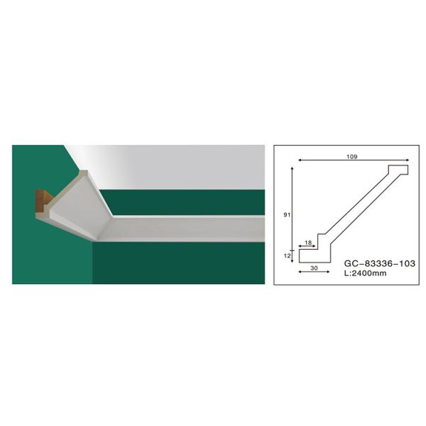 GC-83336 Guarantee Good Resilience Dinning Room Urethane Led Coving Lighting