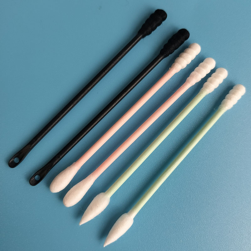 эко--Frinedly черная пробирка бутона хлопка чистки угорь Qtips 50pcs для ежедневной пользы