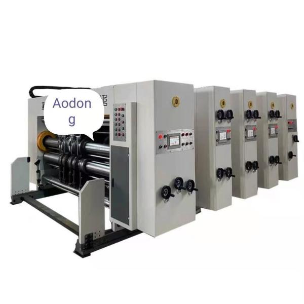 High Velocity Flexo Printing Slotting Die Cutting Machine Precision Control