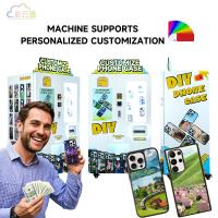 3 Minutes Per Case Phone Case Printing Vending Machine with Variable Ink Droplet Technology White Or Customized Color