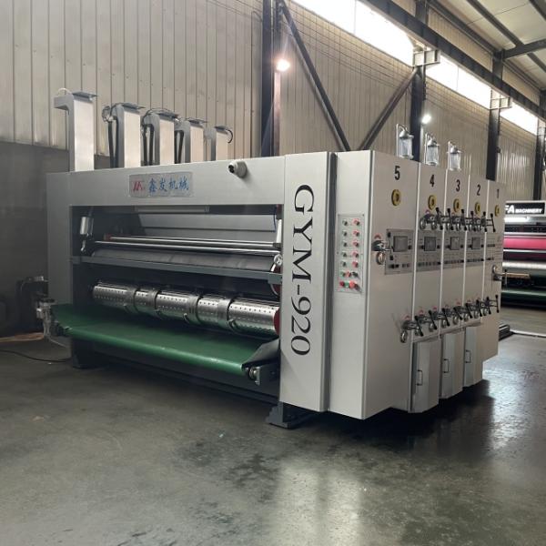 High Speed Lead Edge Feeder Automatic Flexo Printer Slotter Die Cutter Corrugated Carton Box
