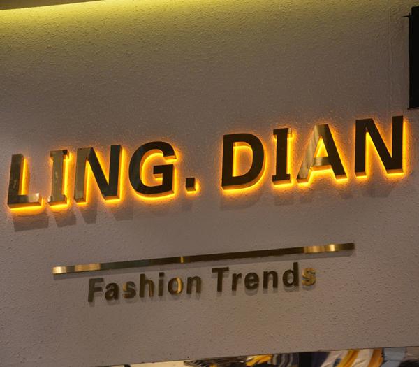 Customized Illuminated outdoor Light Led Letter  wall Sign 3d Acrylic Light Up Custom Logo 3d led backlit letter sign
