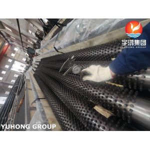 ASTM A335 P5 Alloy Steel Studded Tube for Furnance and Air Cooler