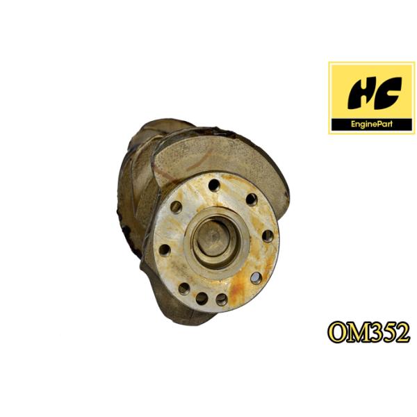 Casting Iron / Forged Steel Crankshaft Mercedes Benz Parts OM352 4420304301 / 4420303701