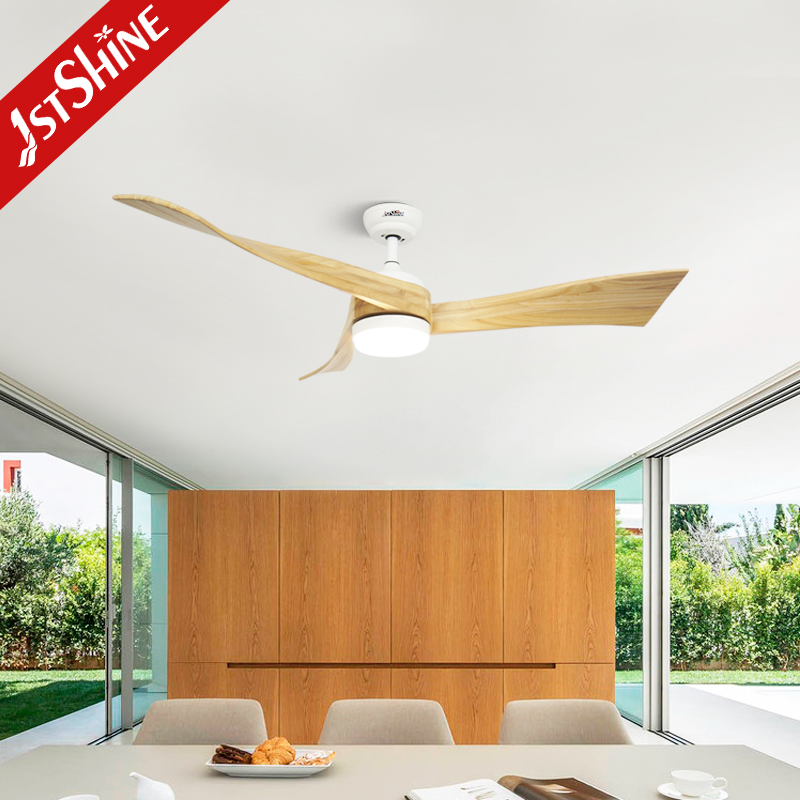 ceiling fan 230 В массивные деревянные лезвия 3 цвета светодиодные сглаживаемые потолочные вентиляторы с дистанционным управлением