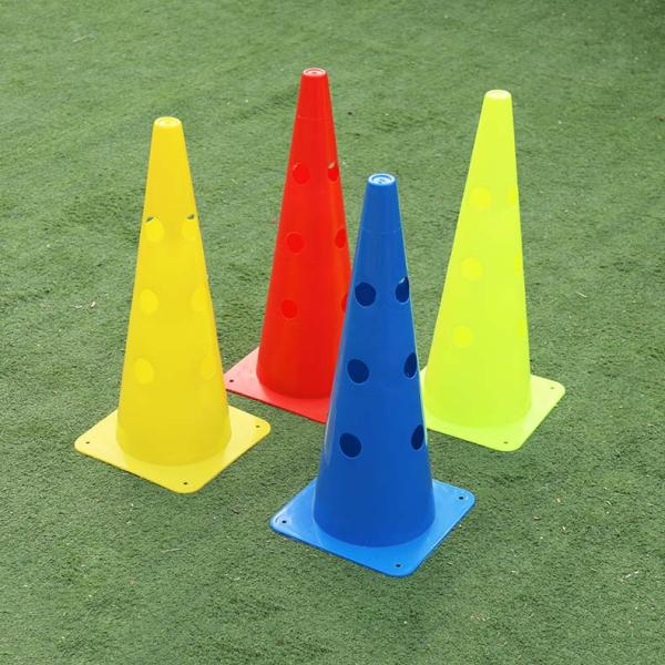 38cm 48cm Soccer Training Equipment Plastic Football Cones Colorful