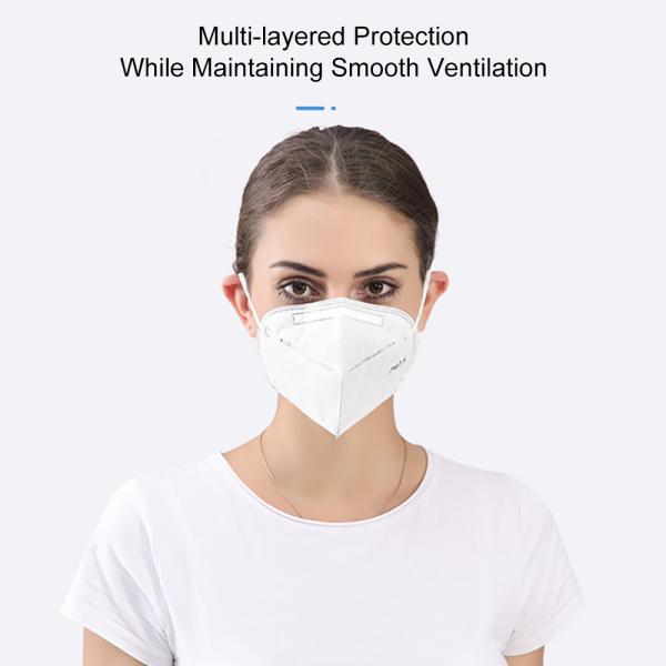 Disposable Protective Kn95 Face Mask 4 Layer Anti Virus Non Woven Fabric