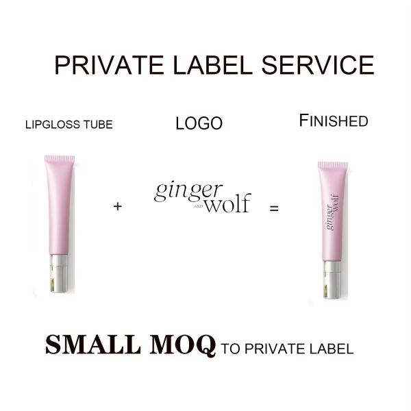 Customized Color Lip Balm Tube Squeeze Packaging Plastic Empty Cosmetic Tube Packaging