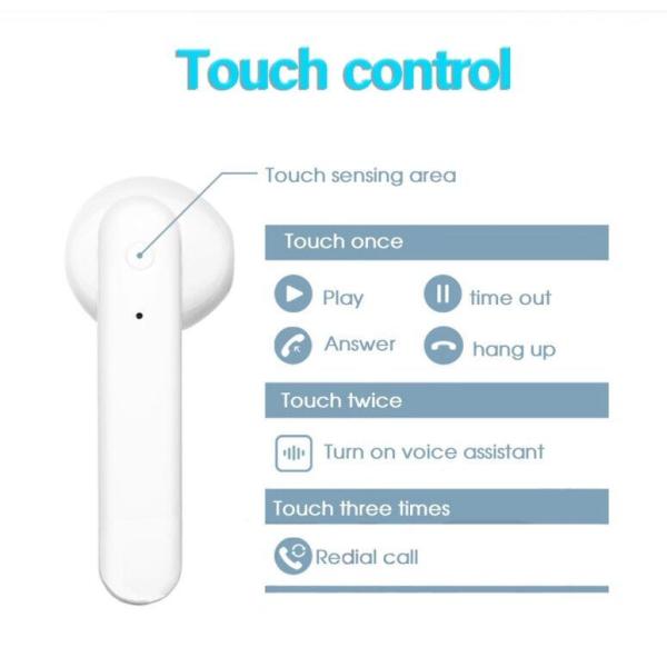 Tws Earphone Kulakl K Auriculares Headset Wireless Noise Cancelling Earbuds Gaming Super Bass Stereo Handfree Bluetooh Headphones