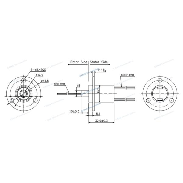 соединение небольшой компактной текстуры кольца выскальзывания капсулы 300rpm роторное электрическое