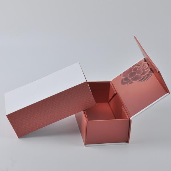 Luxury Folding Magnetic Cover Cardboard Black Phone Packaging Box with Soft Pvc Plastic Window