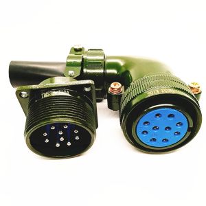 Aluminum Alloy Aviation Plug Connector with 1500V Withstand Voltage and -55℃~