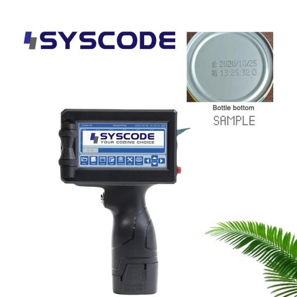 Industrial Grade Handheld TIJ Inkjet Printer 600 Dpi Wide Compatibility Easy Installation