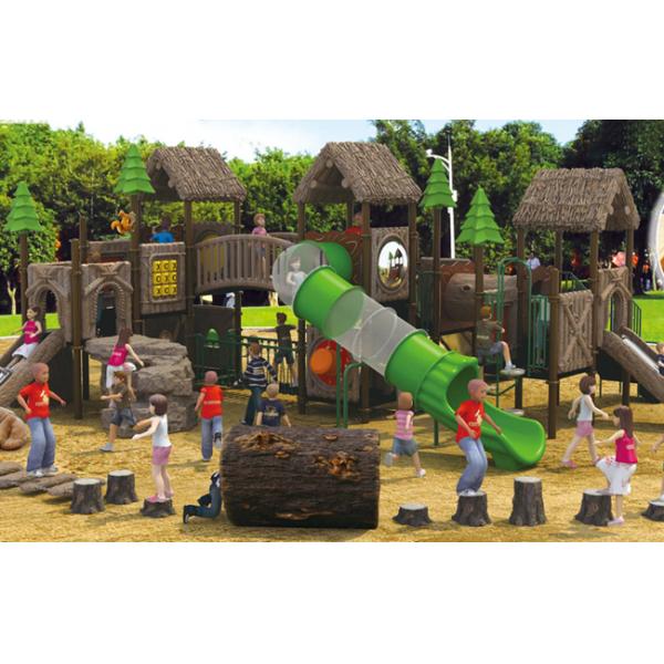 Natural Landscape New Design Children Playground Slide For Kids