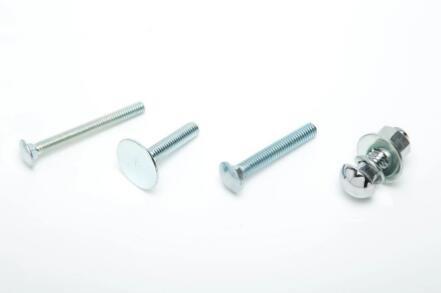 Stainless Steel DIN 603 Round Head Square Neck Bolt With Nut ASME B18.6.3