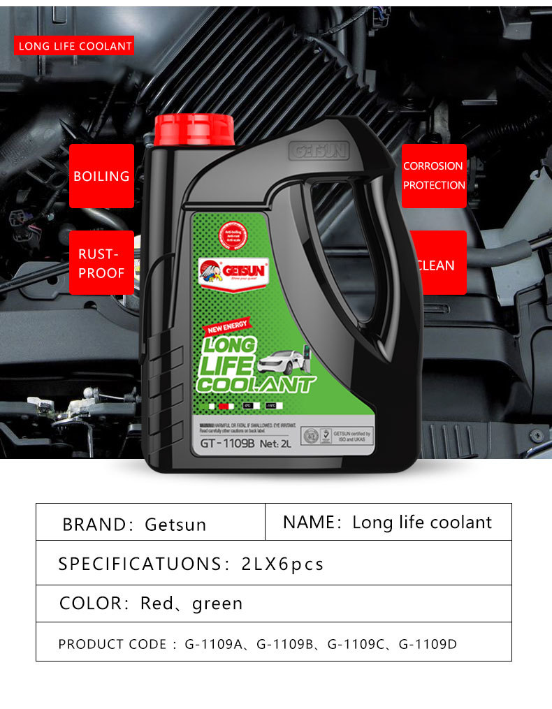 State-of-the-art and Advanced New Energy Car Coolant Fluid with Anti Freeze and Anti Corrosion