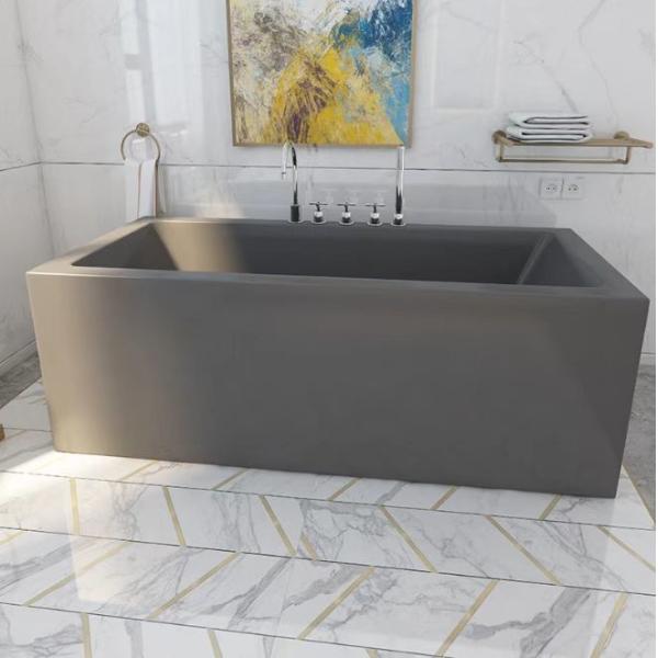 ванна белого лоска 1.7m акриловая Freestanding покрыла хромом современный выдерживая ушат