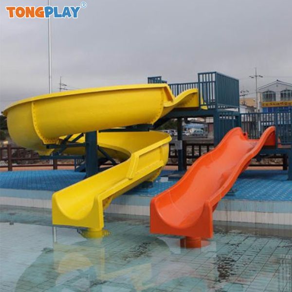 Commercial Fiberglass Water Park Slides Popular Outdoor Swimming Pool Slides for Hotel, Resort