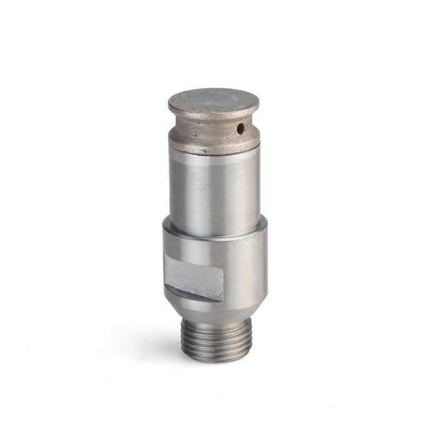Threaded Head CNC Glass Drill Bits Pencil Edge / Grinding Edge