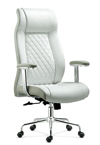 Deluxe Ergonomic Executive Office Chair White For Big Boss Stylish Design