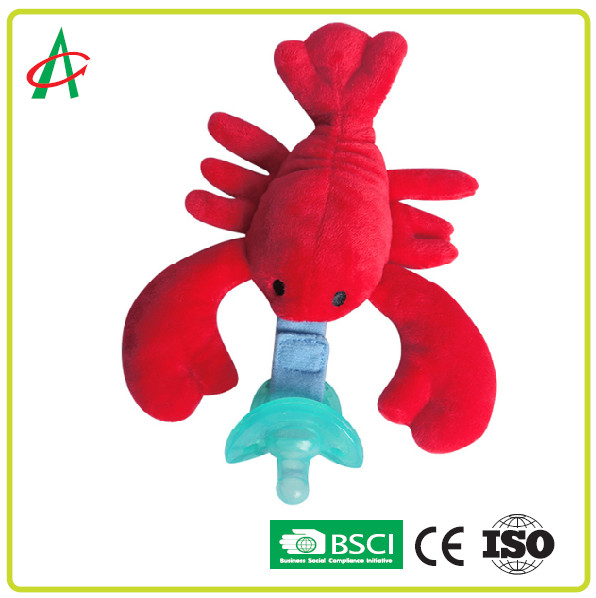 Washable сертификат зажима CE/BSCI Pacifier игрушки плюша Pacifier
