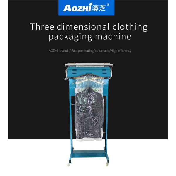 Industrial Dry Cleaning Shop Garment Suit Packing Machine Clothes Packaging and Sealing Machine