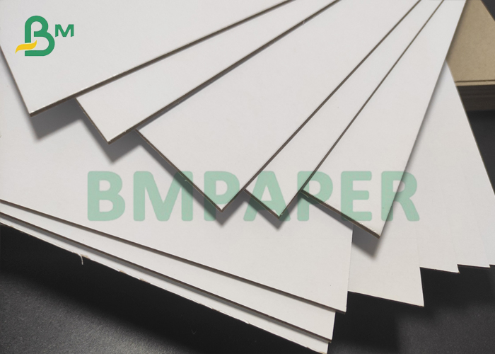 double coated white board Paperboard дисплея 100% картон Recyclable 2mm 2.5mm двухсторонний белый