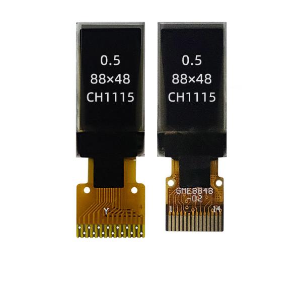 0.5 inch WHITE /BLUE PMOLED display  88X48 dots  IIC  interface driving IC CH1115