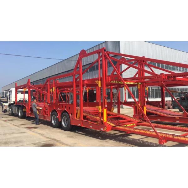 Central Asia Semi Trailer Heavy Duty Car Carrier with ABS Anti-lock Braking System