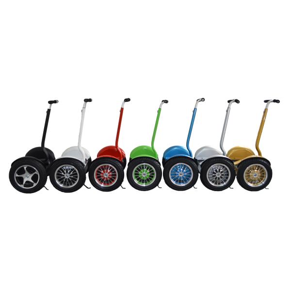 Self Balance Electric Scooter , Police Scooters Segway 800mm - 1100mm Adjustable Handle