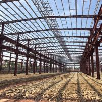 Construcción de edificios con estructura metálica impermeable, fácil de ensamblar Edificios prefabricados para talleres de metal
