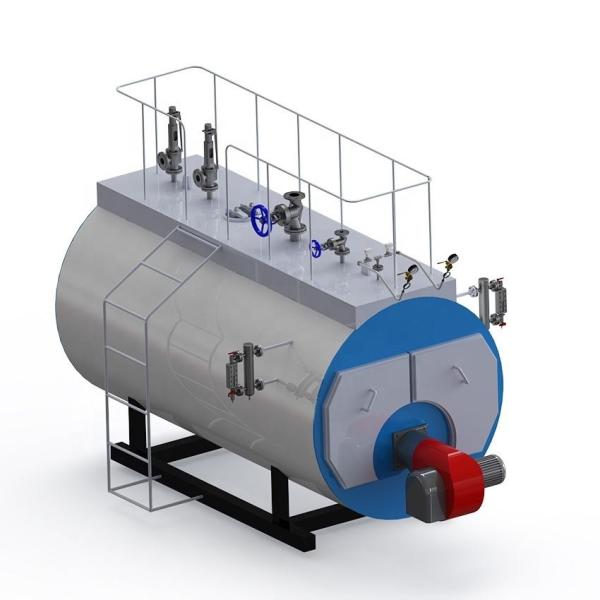 Horizontal Type Fire Tube Industrial Oil / Natural Gas Fired Wns Steam Boiler