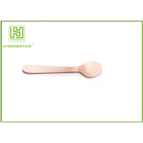 Food Grade Eco Friendly Cutlery Mini Wooden Spoons For Dinner Soup