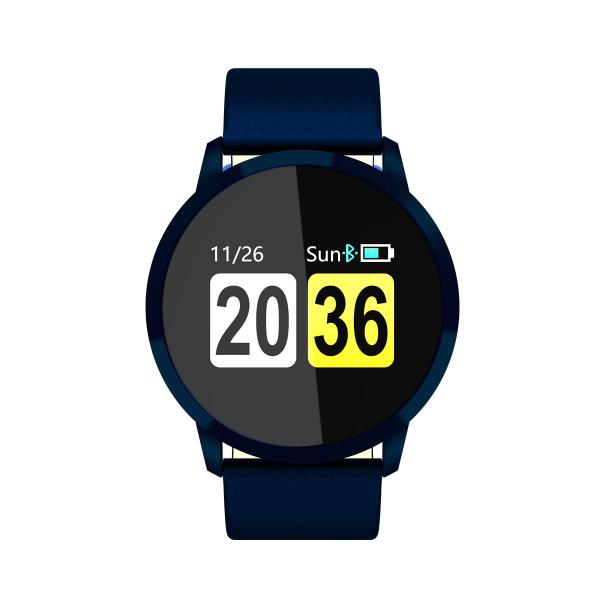 HaoZhiDa HZD1801G Blue smart watch with heart rate function good for gift and smart bracelet point touch