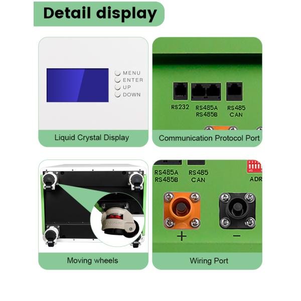 Катастрофическая 48В солнечная батарея 200ah 250ah 10kwh 15kwh Lifepo4 Литий-ионная батарея