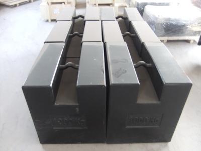 Heavy Duty Cast Iron Weights OIML M1 50Kg To 5t Adjusting Cavity Design